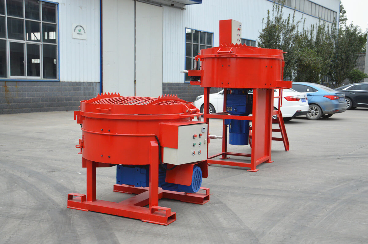 250kg refractory pan mixer for cement plants
