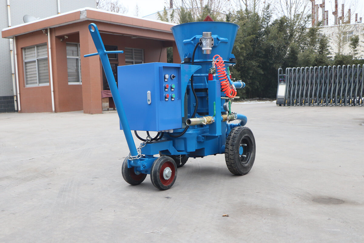 Refractory Gunning Machine For Repairing Furnaces