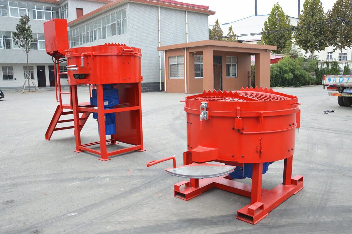 refractory castable mixer for cement plants