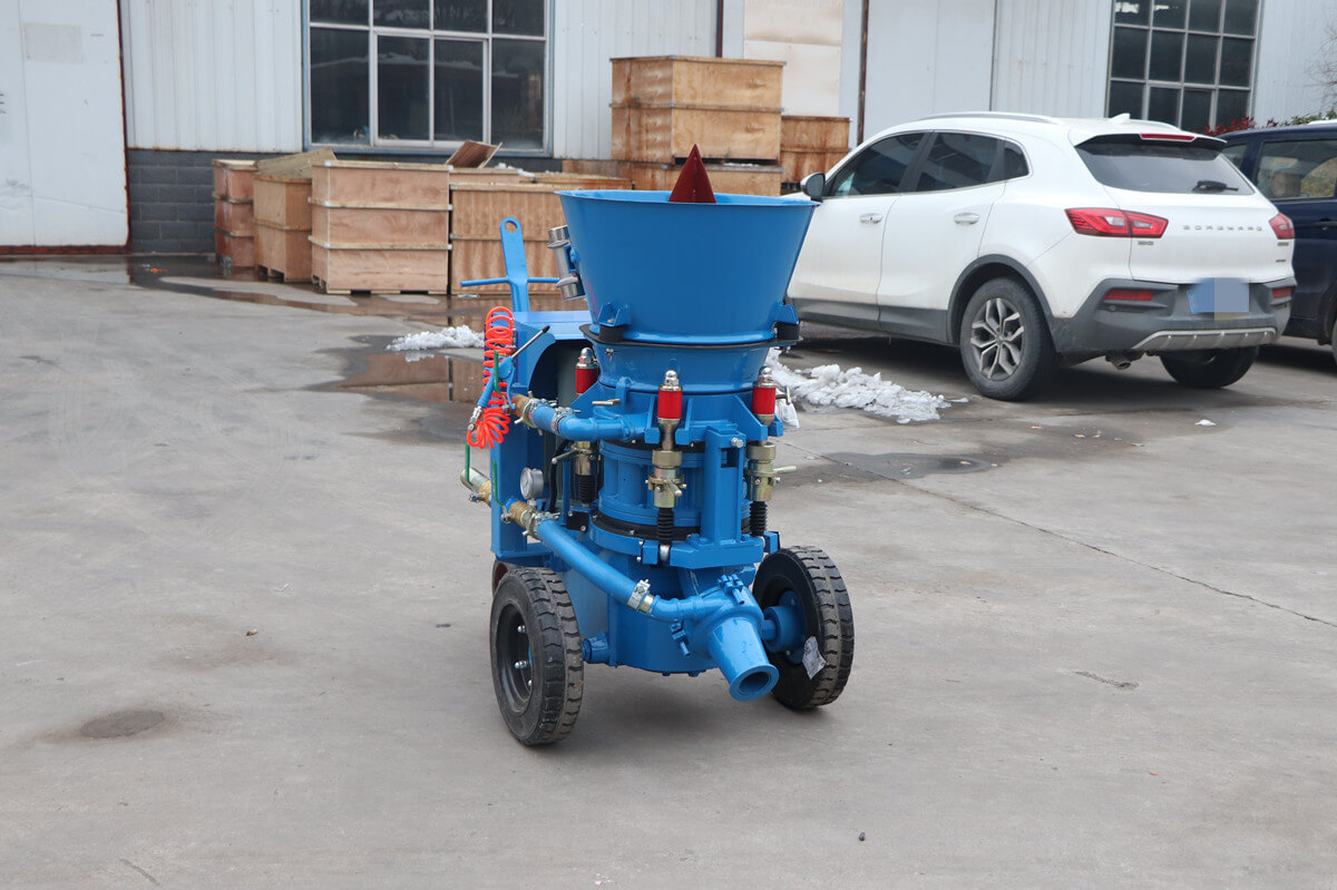 refractory gunite machine for melting furnace repair