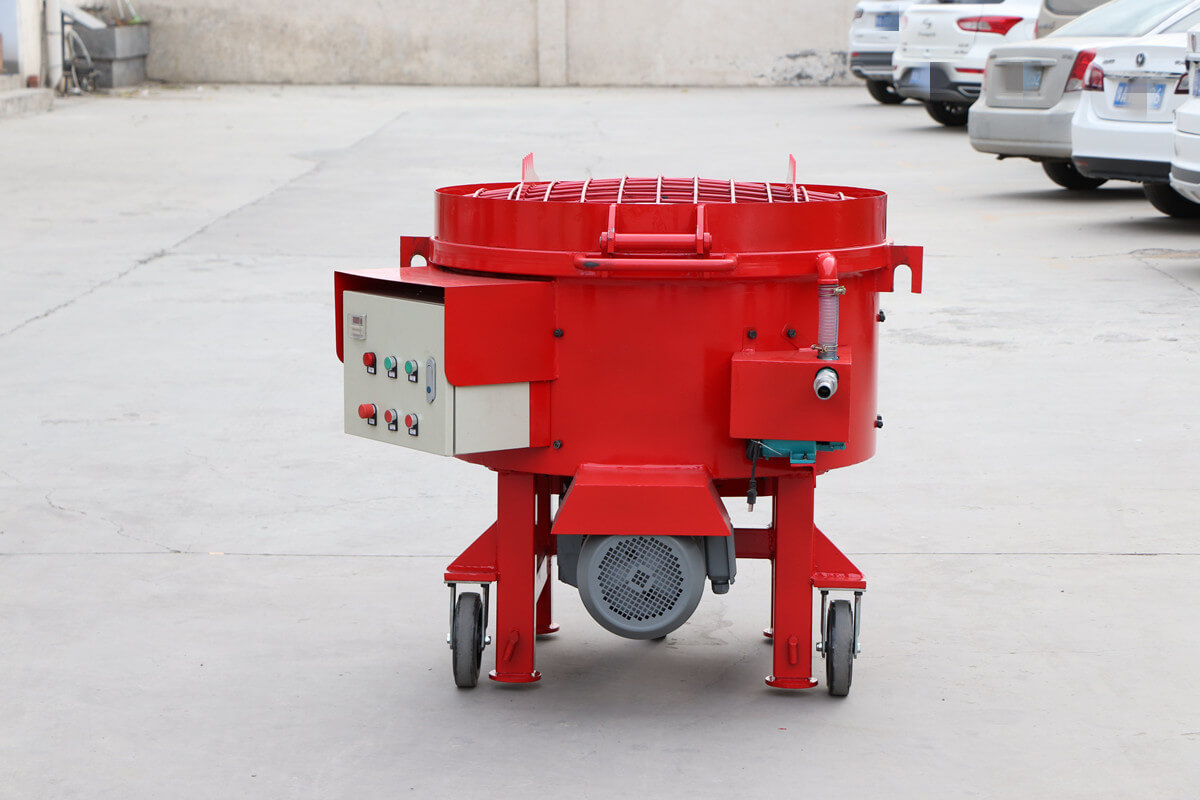 heavy duty refractory pan mixer