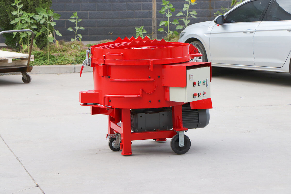 250kg capacity castable pan mixer