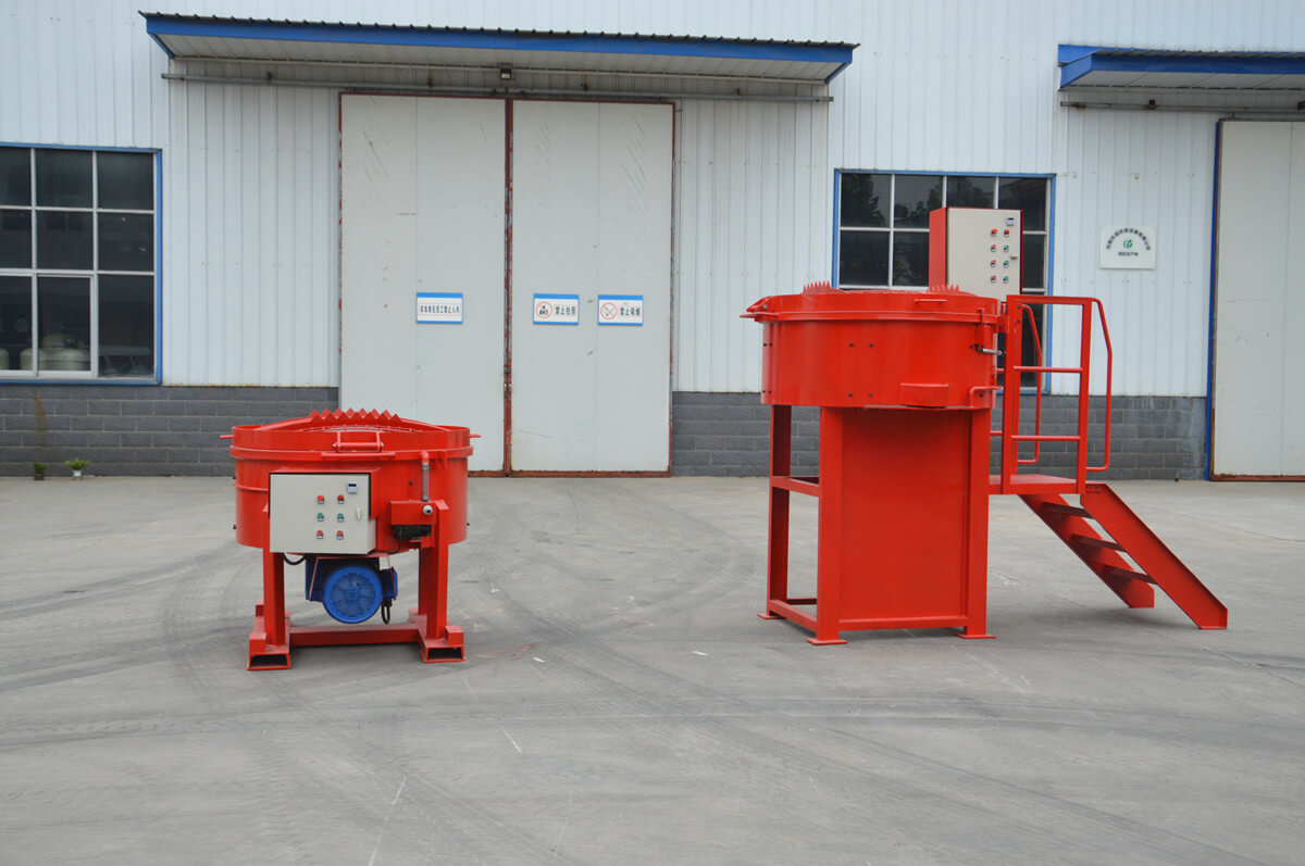 refractory pan mixer for cement plants