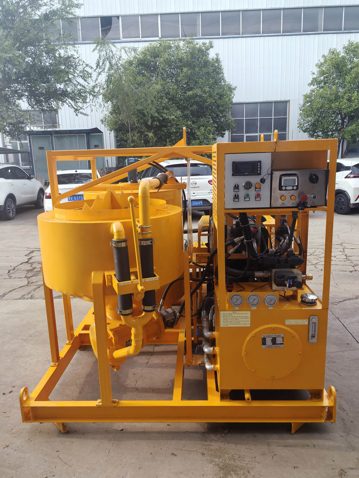 high shear grout plant