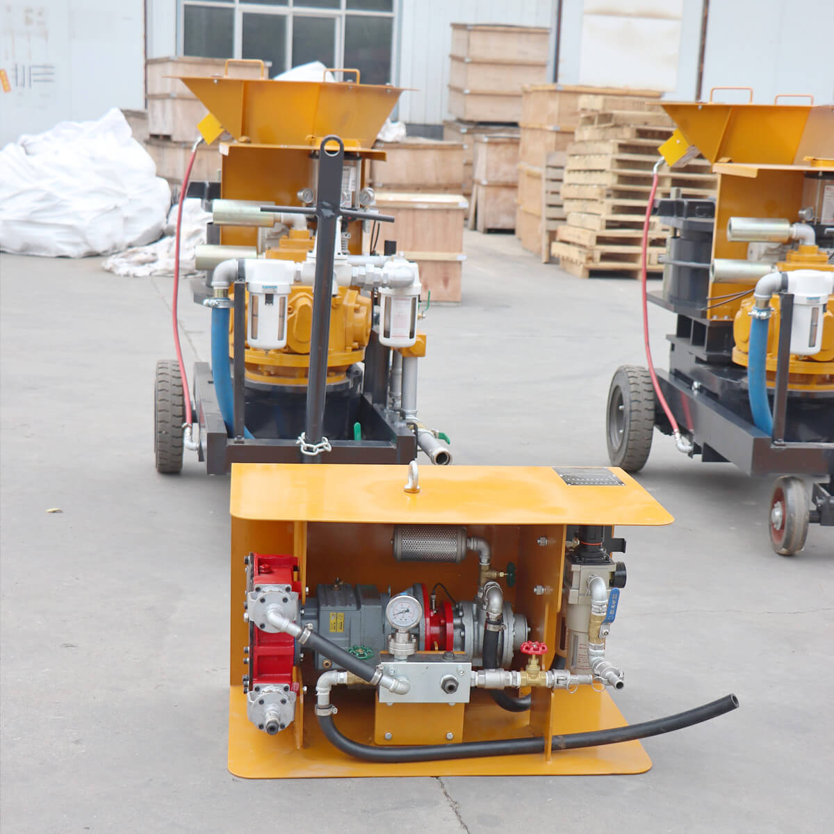 accelerator dosing pump unit for shotcrete