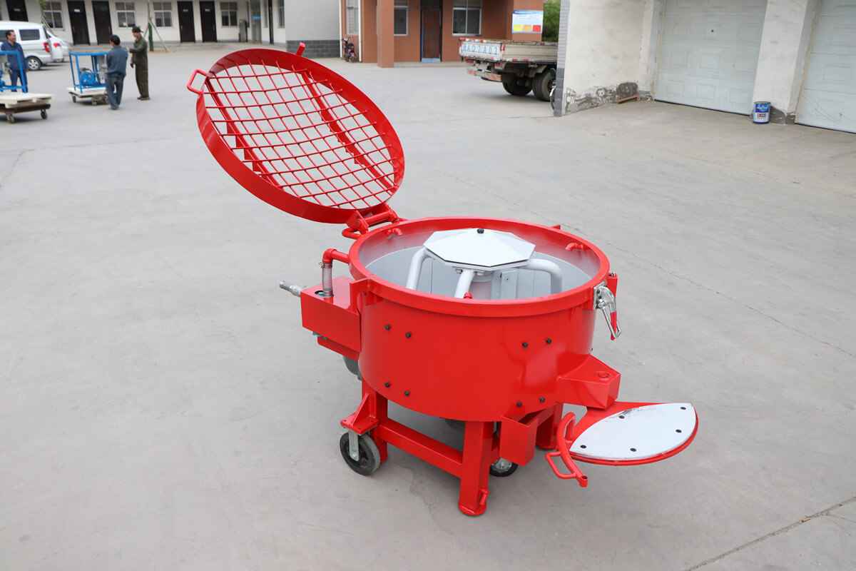 250kg capacity refractory pan mixer