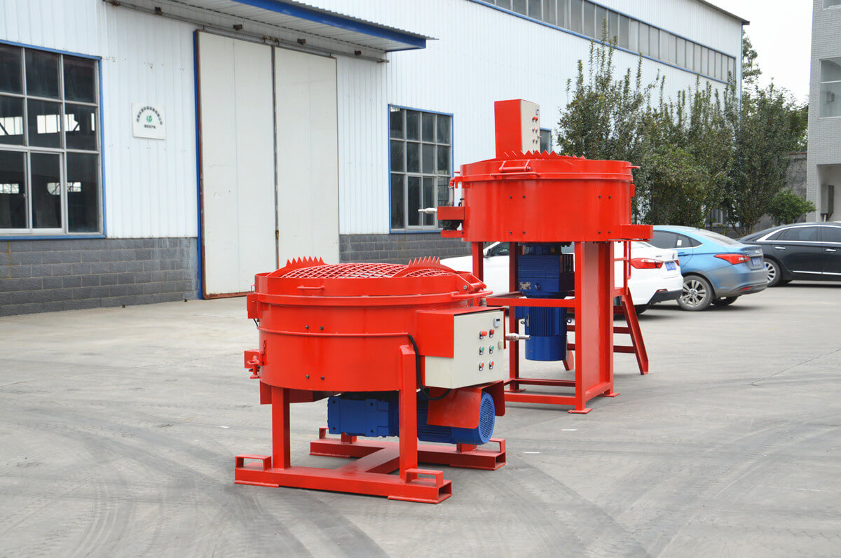 castable refractory mixer for cement plants