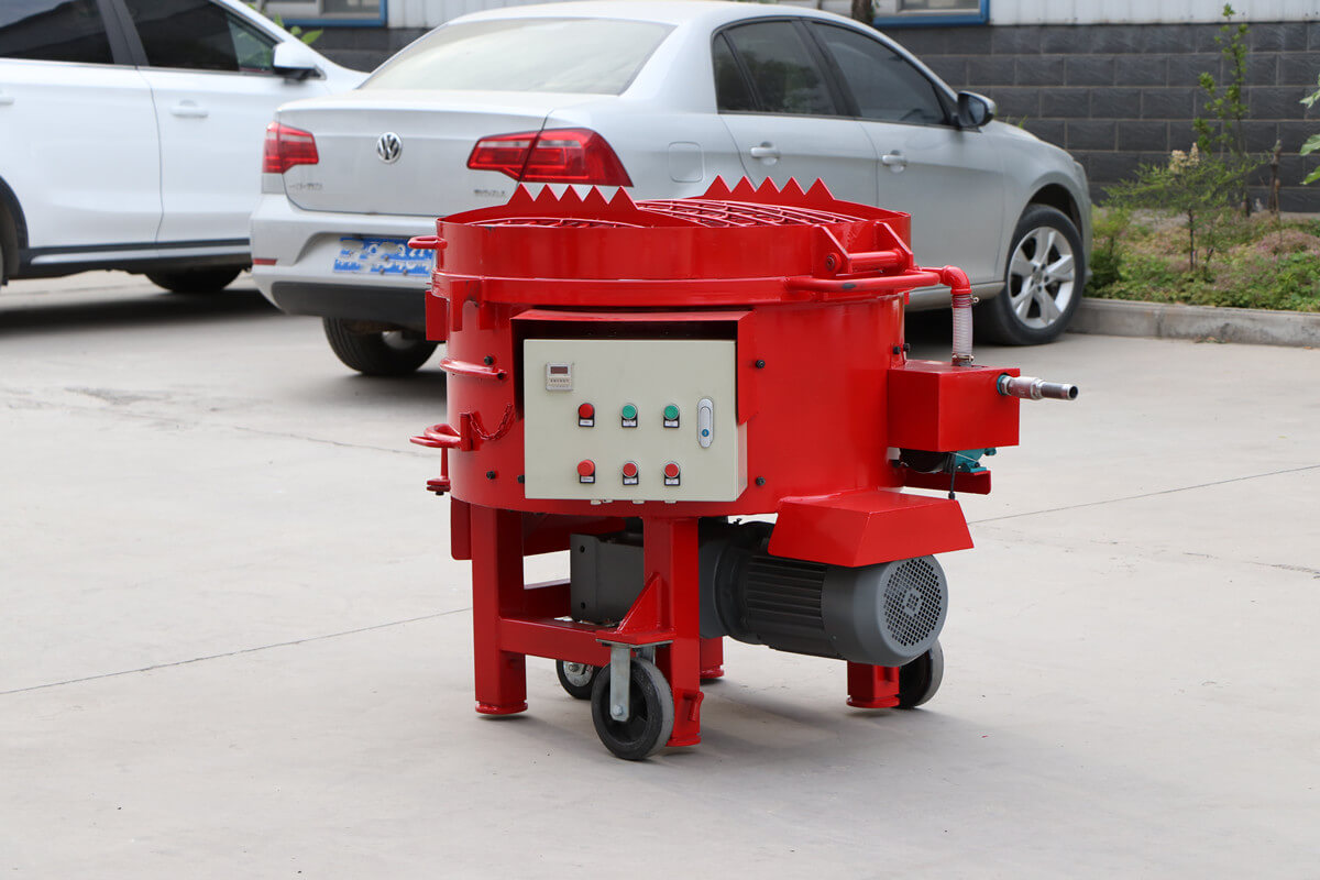 200kg capacity refractory pan mixer