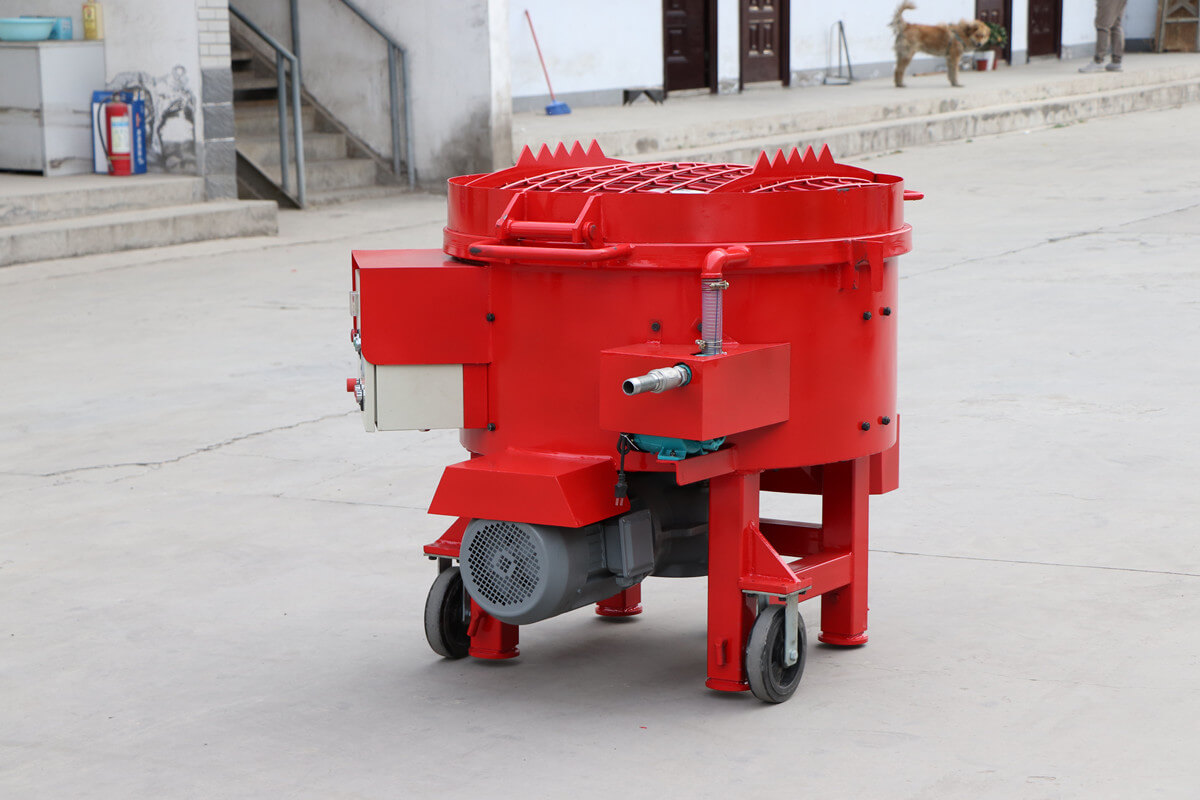 200kg capacity castable pan mixer