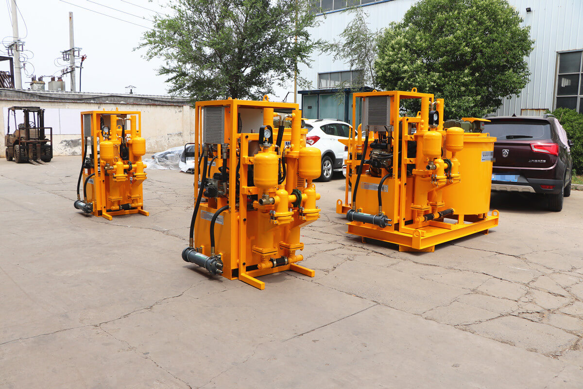 double plunger grouting pump