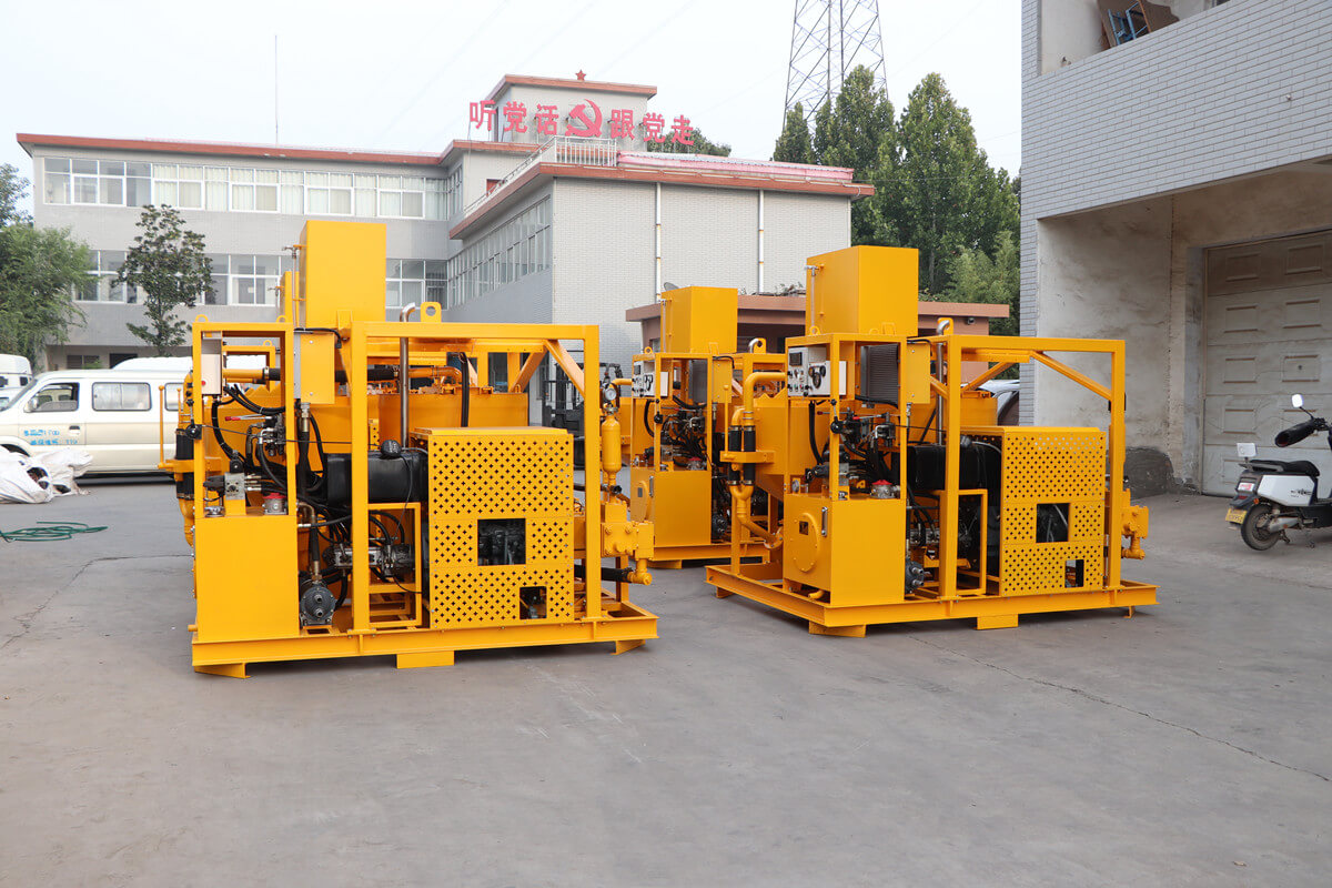 underground and basement grouting equipment