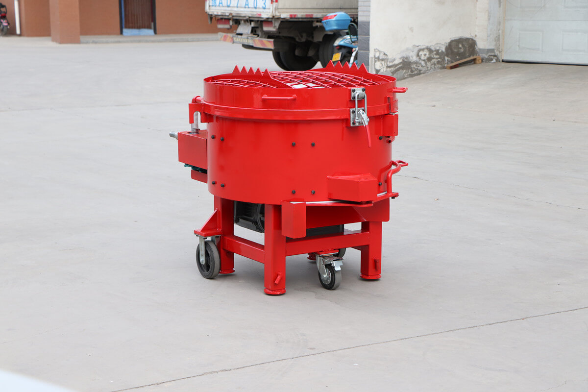 200kg mixing capacity refractory pan mixer