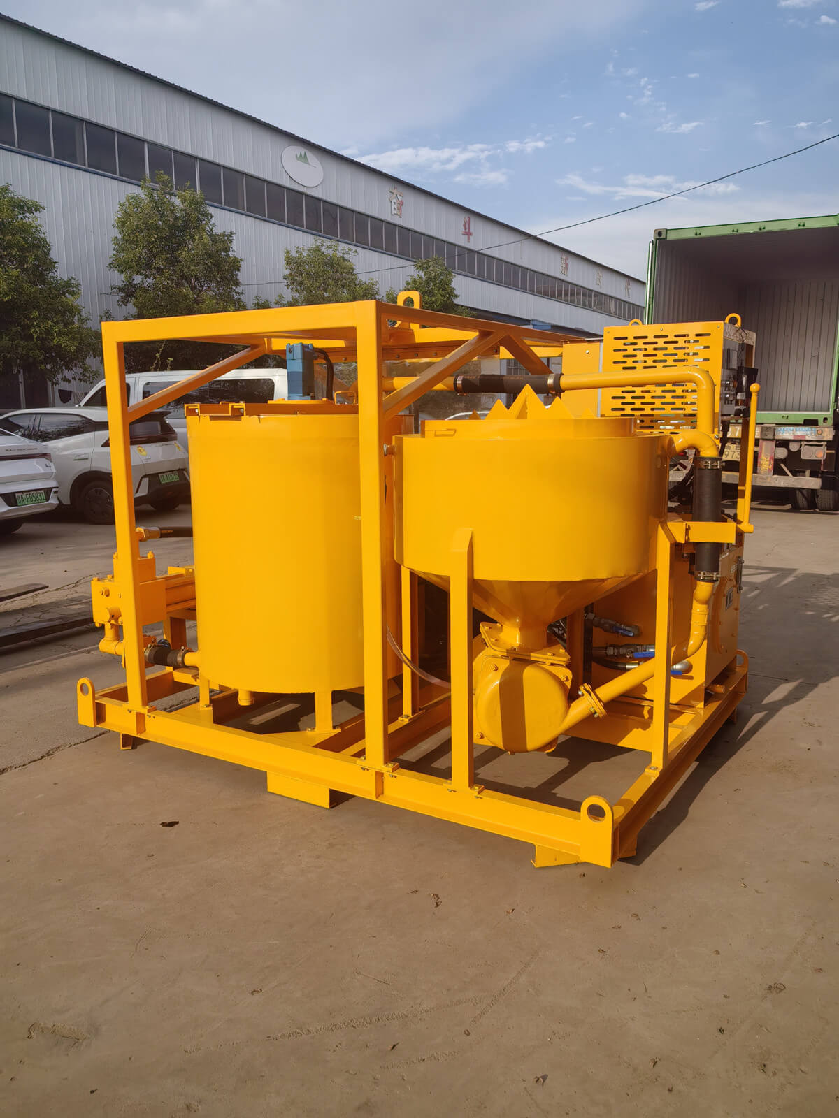 colloidal injection grout plant