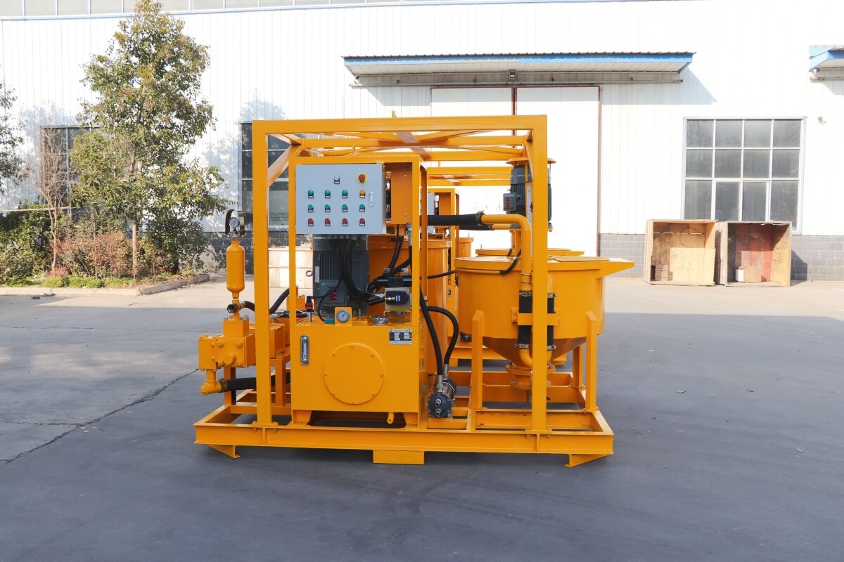 continuous cement grout station