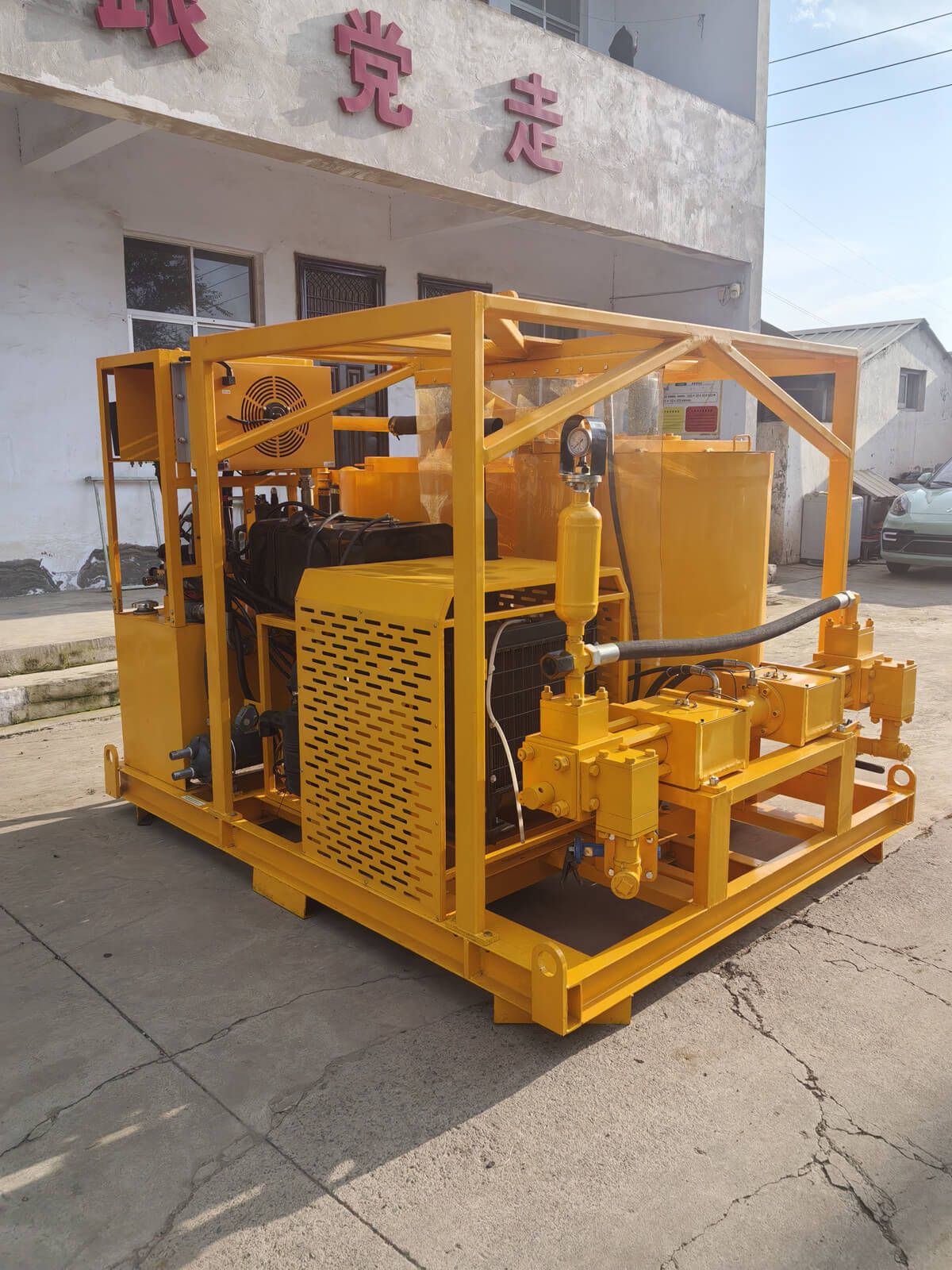 high shear colloidal injection grout plant