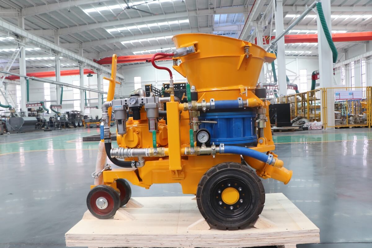 dry mix gunite machine