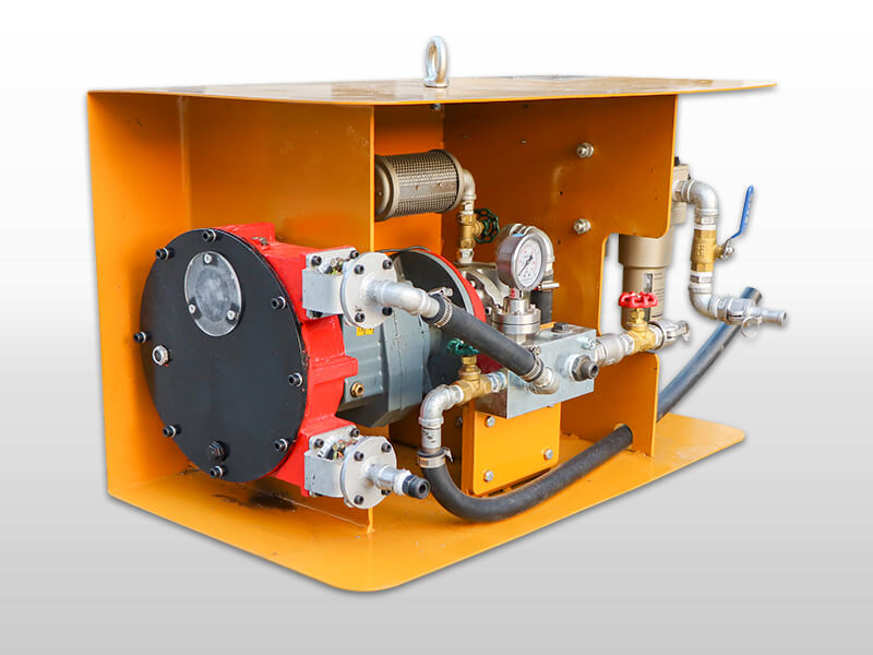 automatic regulation dosing unit for shotcrete