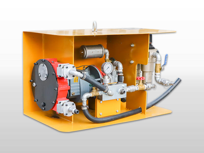 dosing unit for shotcrete with automatic regulation