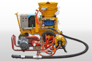 Refractory gunning machine