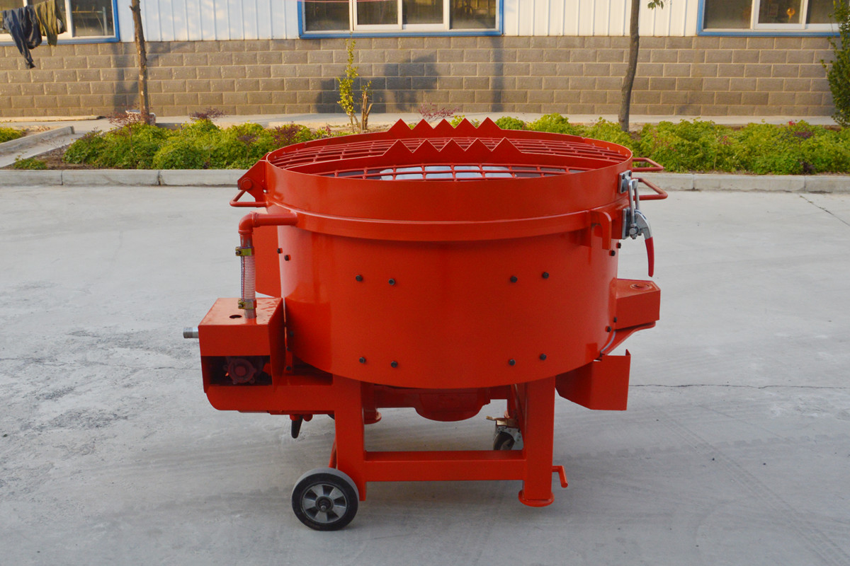 200kg of refractory castable pan mixer