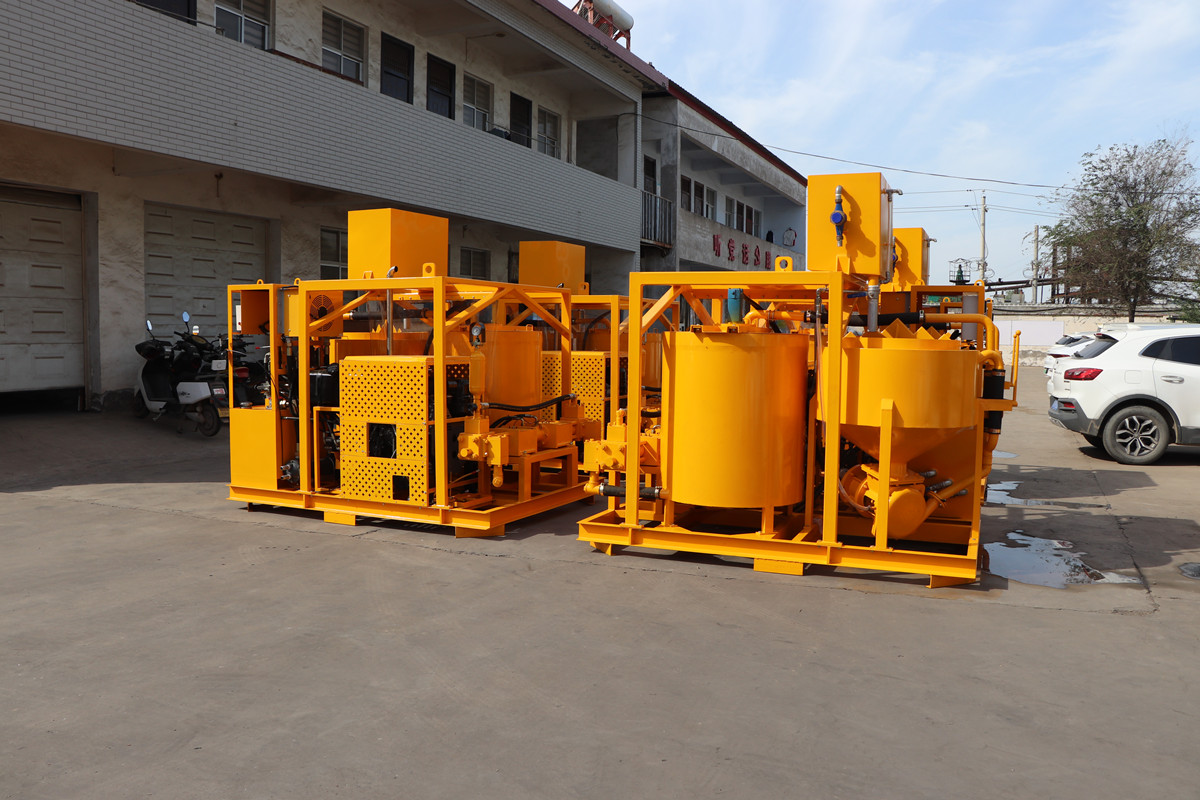 Truck mounted complete grouting equipment