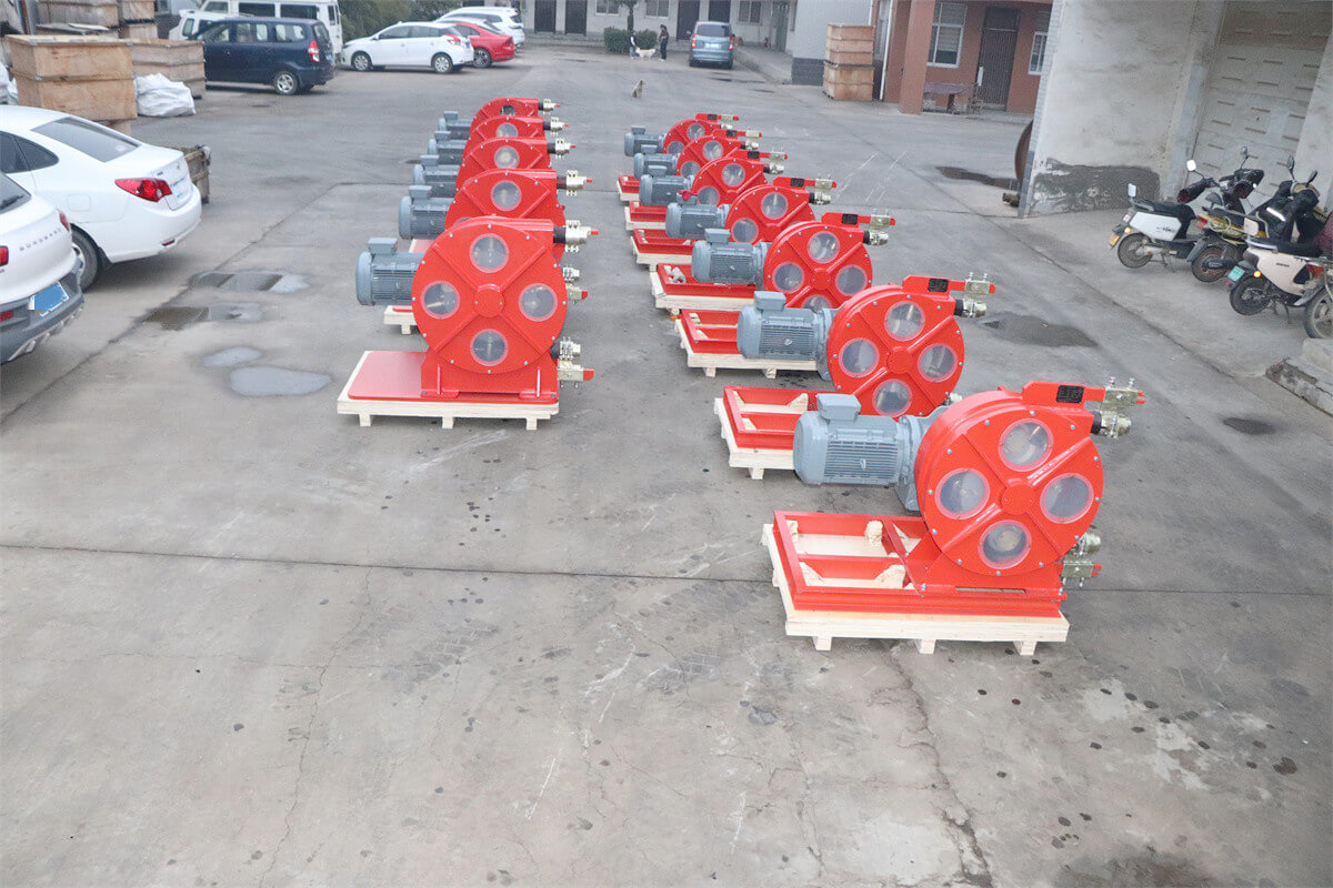 Lightweight Concrete Use Industrial Peristaltic Squeeze Hose Pump