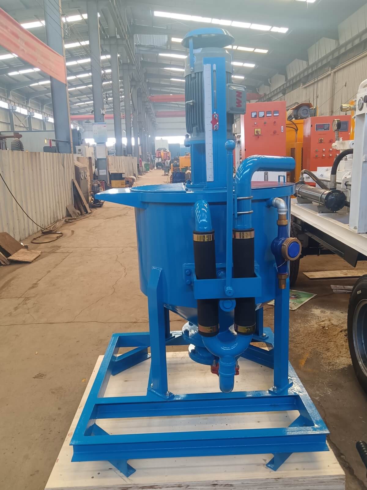 High shear speed grout mixer machine